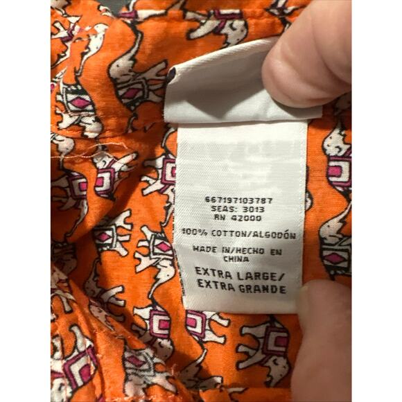 Jaclyn Smith Blouse long sleeve or 3/4 rolled up casual button elephant xl - Picture 5 of 10